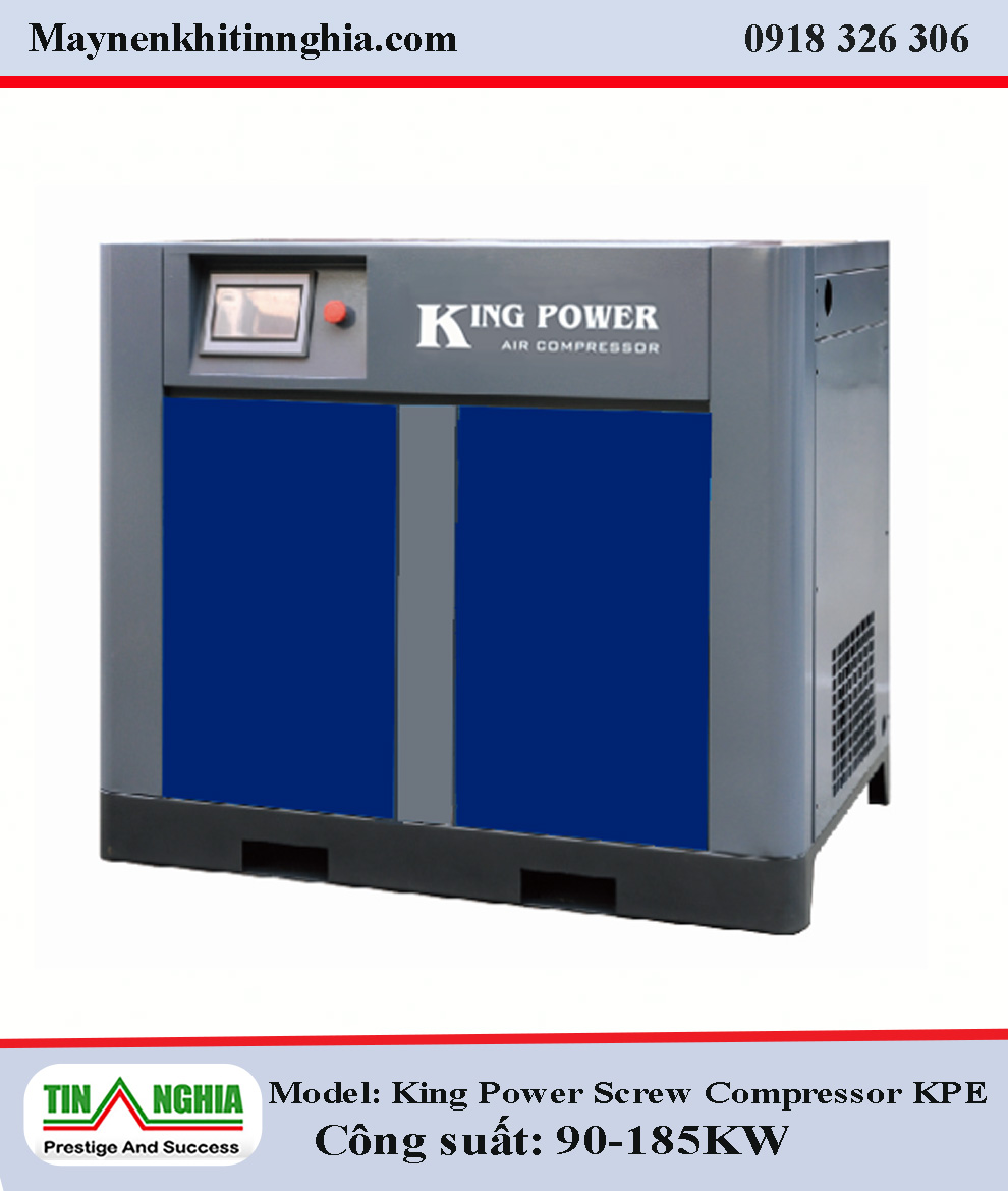 may-nen-khi-king-power--Screw-Compressor-Inverter-KPE90-185KW