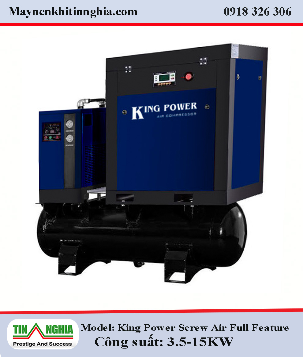 Kingpower-3.5-15kw-Screw-AirCompressor–Full-Feature